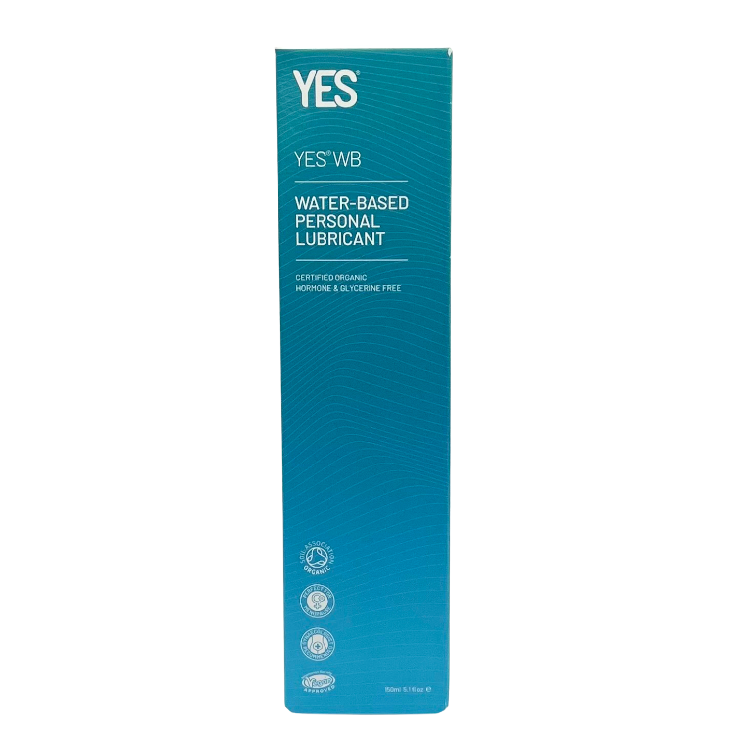 YES WB Water Based Organic Lubricant 150ml - Sheets Optional