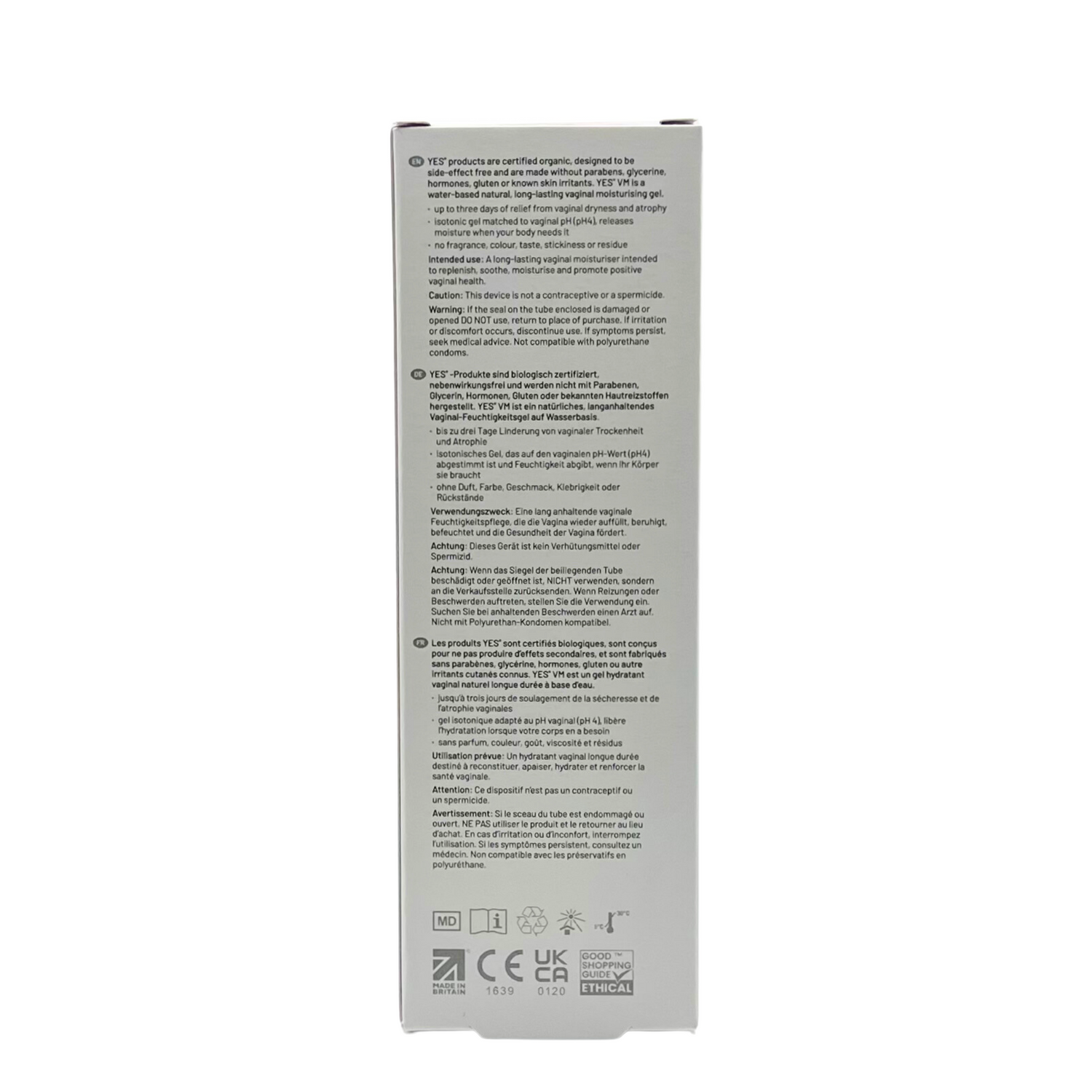 VM Vaginal Organic Moisturizer - Sheets Optional