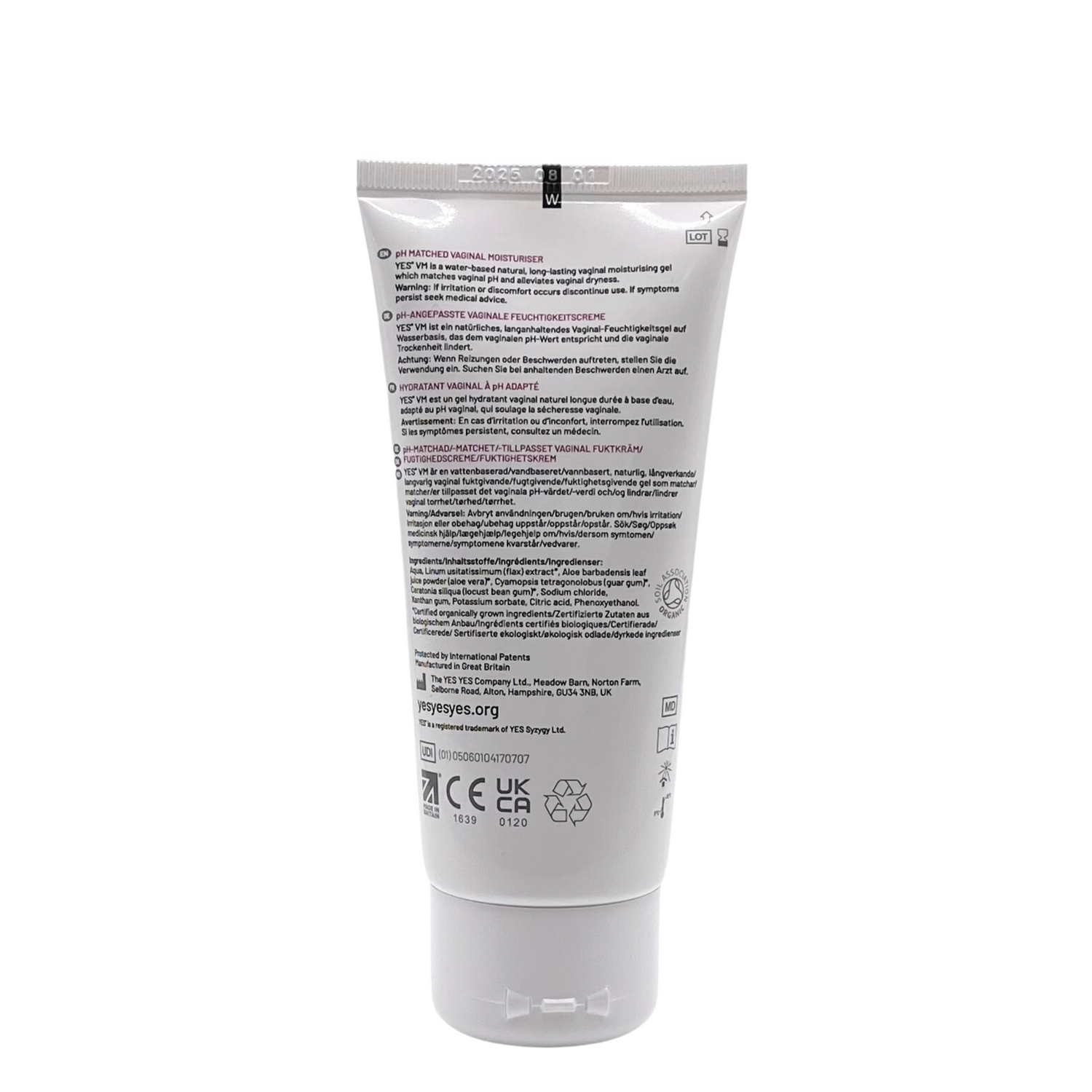 VM Vaginal Organic Moisturizer - Sheets Optional